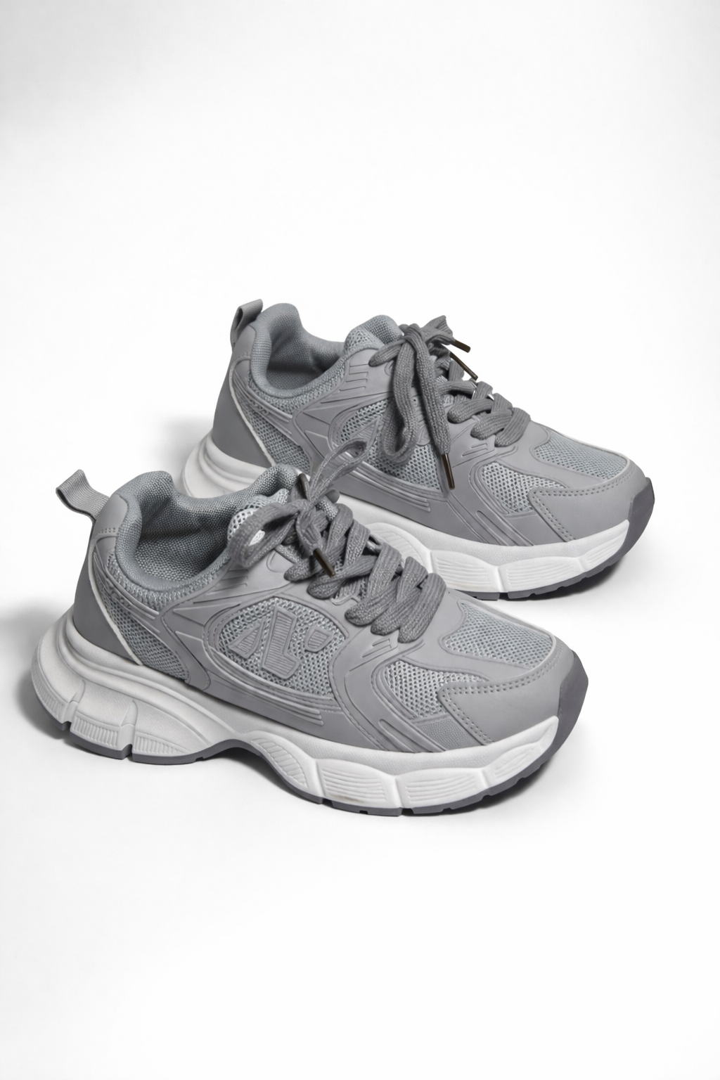 Chunky Grey Sneakers