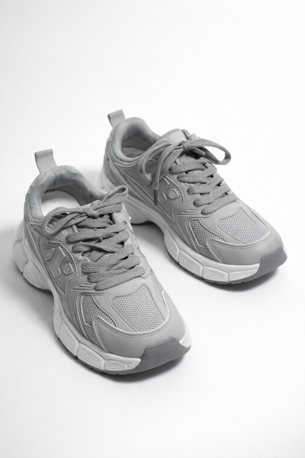 Chunky Grey Sneakers