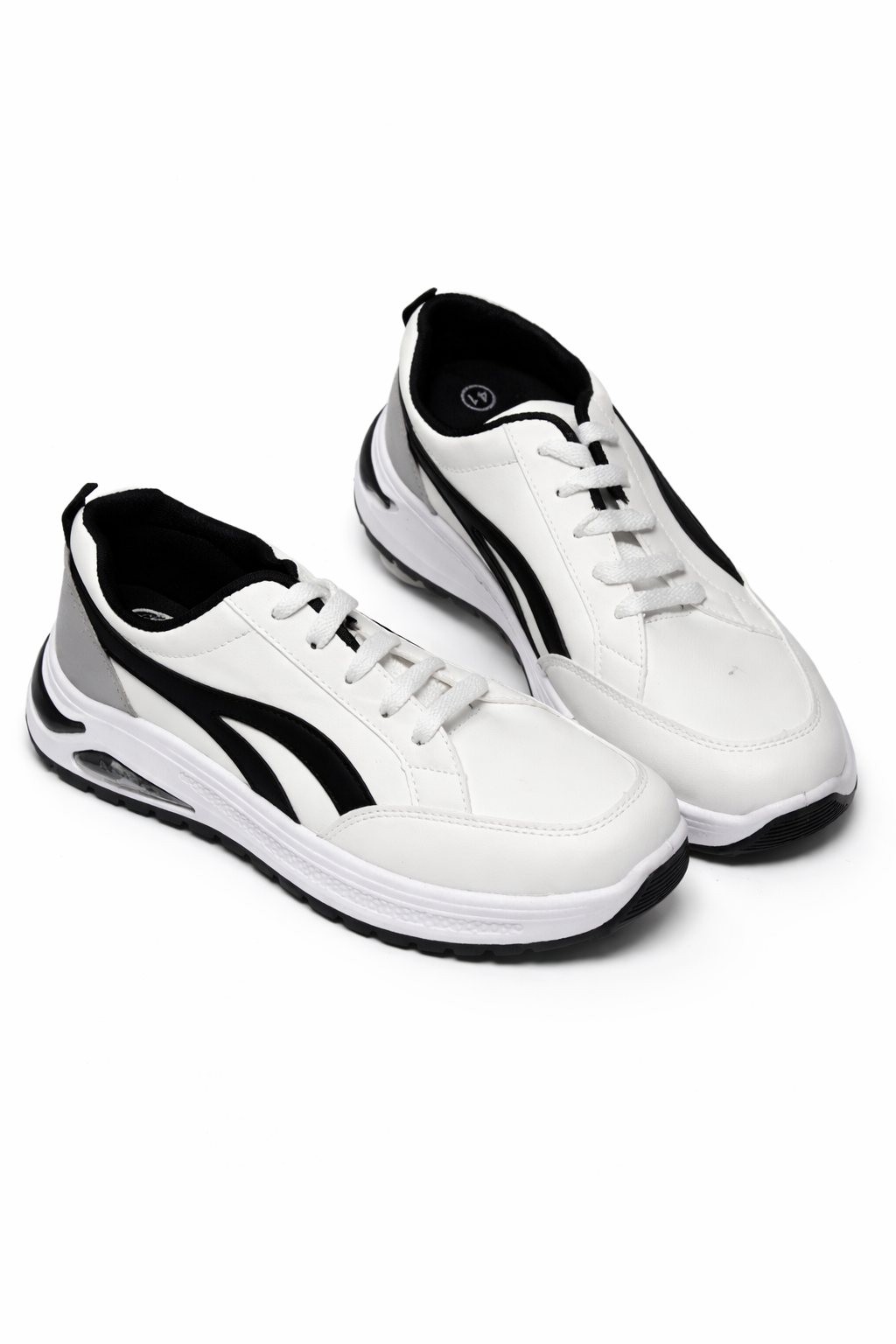 White Air-Cushion Sneakers