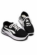 Black Air-Cushion Sneakers
