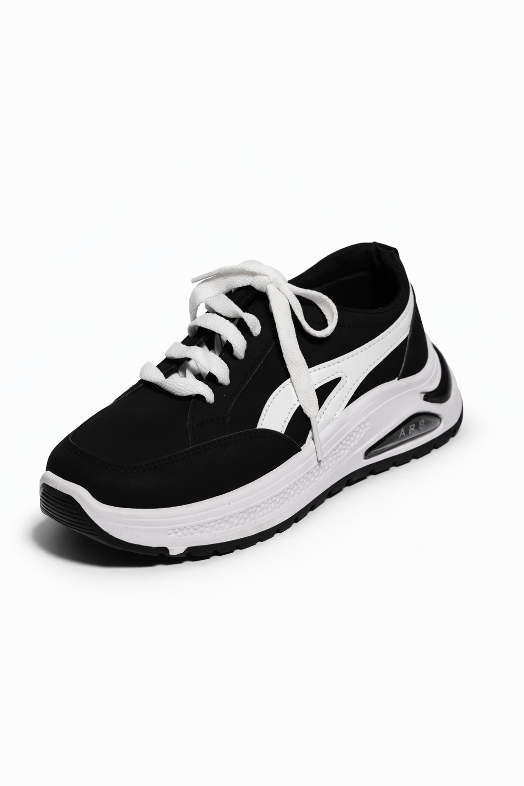 Black Air-Cushion Sneakers