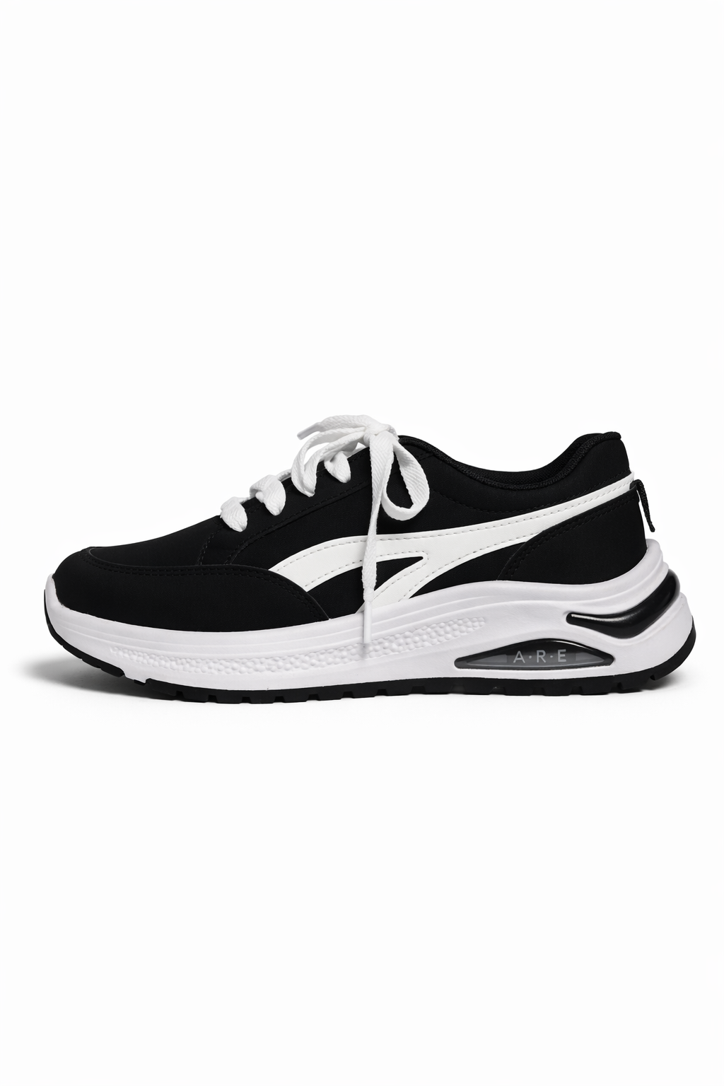 Black Air-Cushion Sneakers