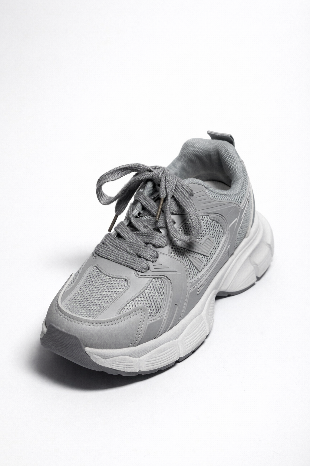 Chunky Grey Sneakers