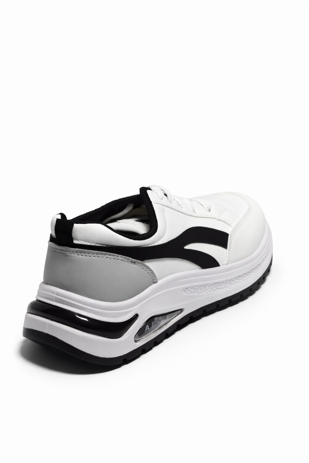 White Air-Cushion Sneakers