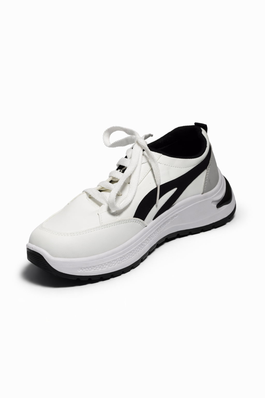 White Air-Cushion Sneakers