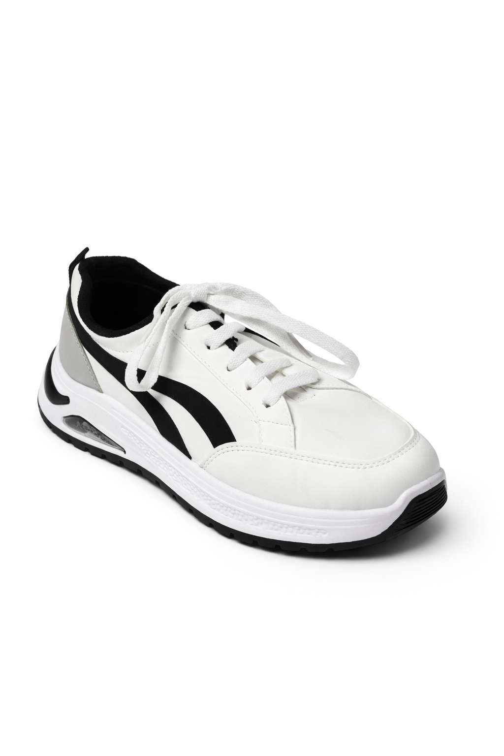 White Air-Cushion Sneakers