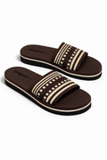 Brown platform slides